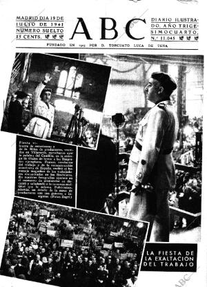 ABC MADRID 19-07-1941 página 1