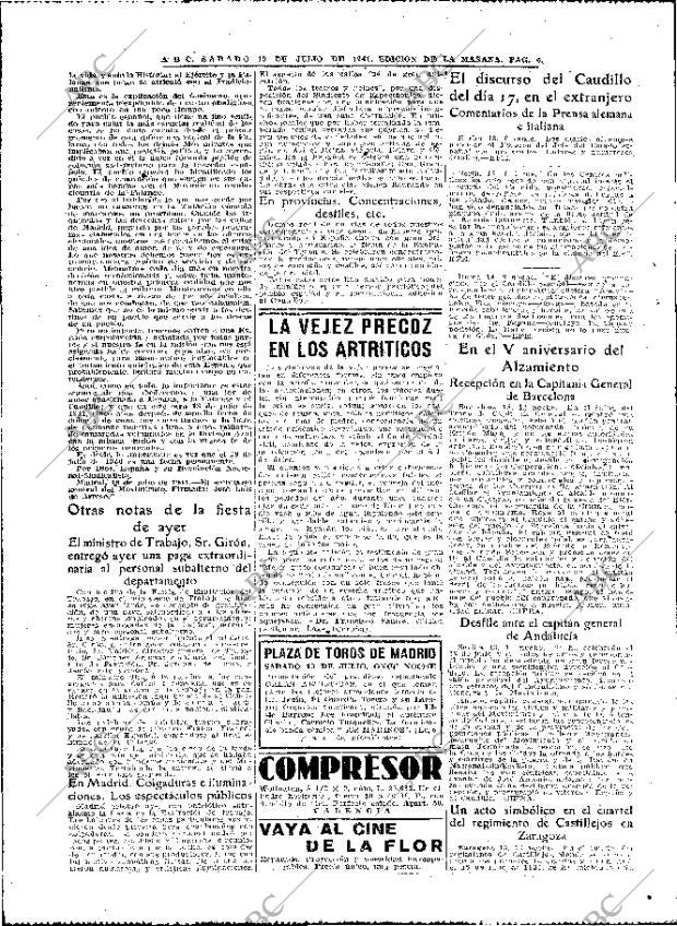 ABC MADRID 19-07-1941 página 6