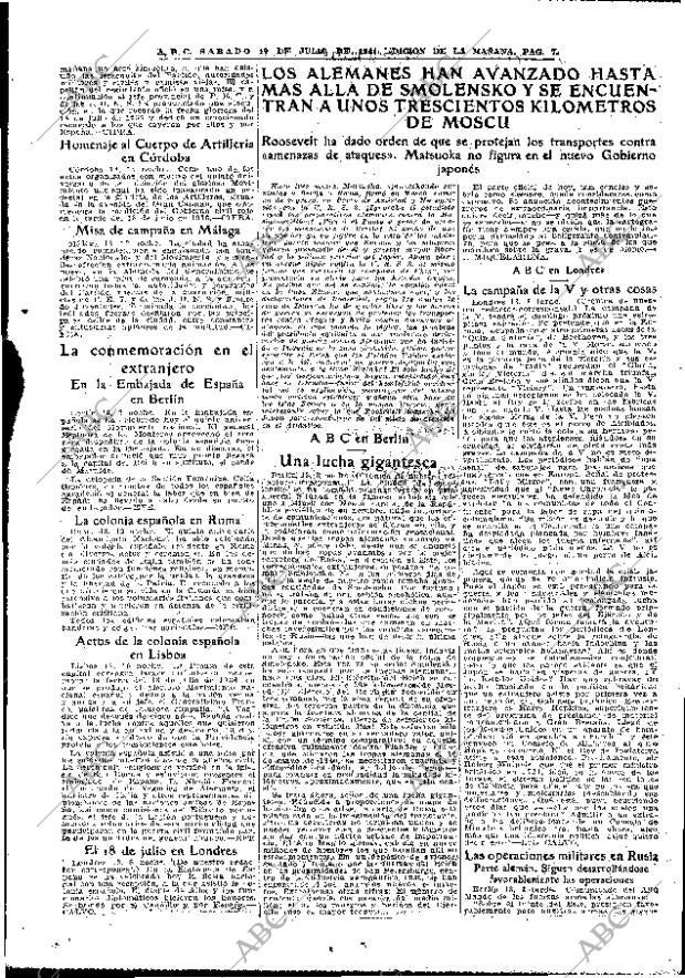 ABC MADRID 19-07-1941 página 7