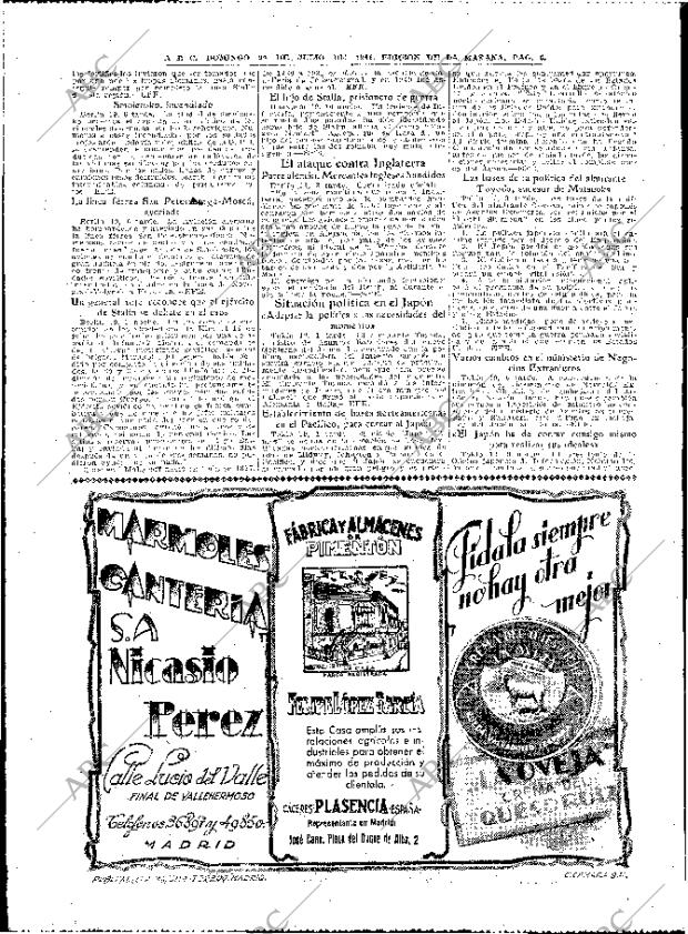 ABC MADRID 20-07-1941 página 6