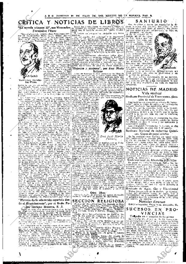 ABC MADRID 20-07-1941 página 9