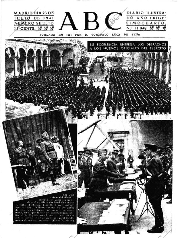 ABC MADRID 23-07-1941 página 1