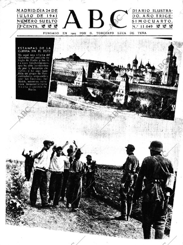 ABC MADRID 24-07-1941 página 1