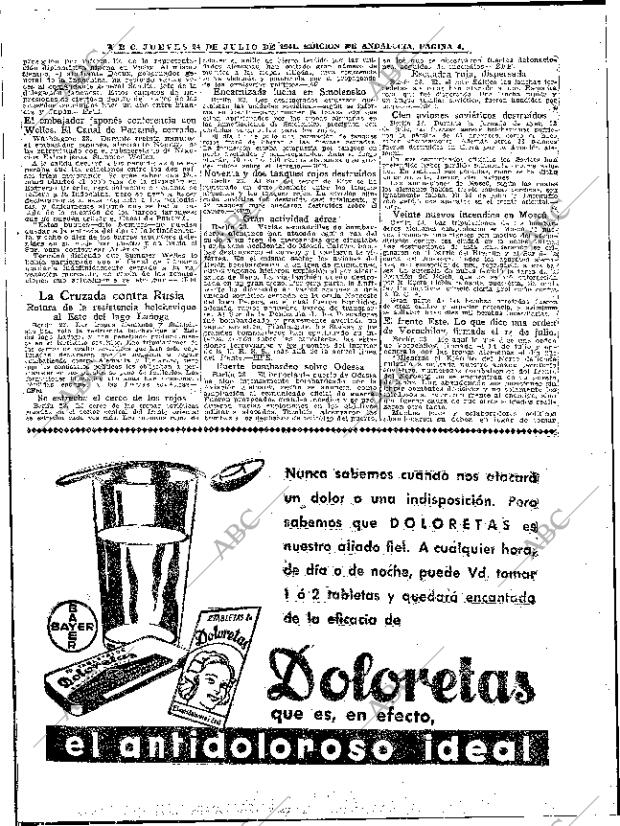 ABC SEVILLA 24-07-1941 página 4