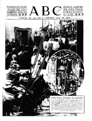 ABC MADRID 26-07-1941 página 1