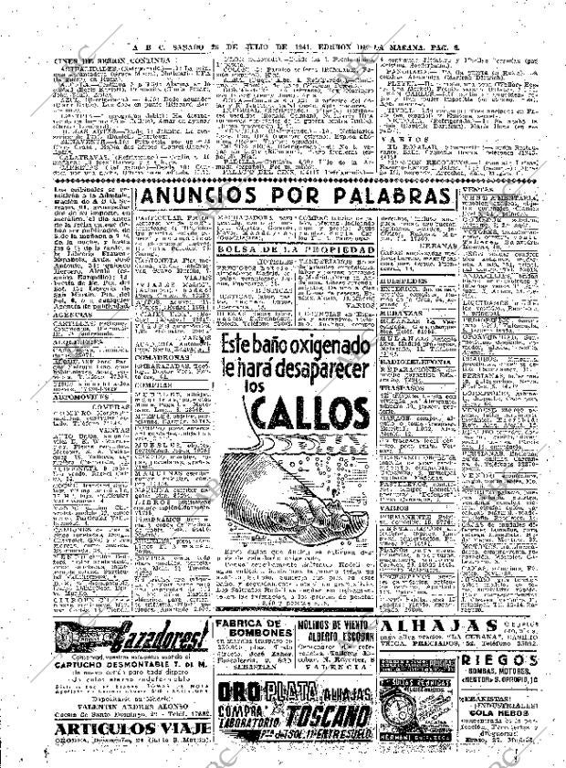 ABC MADRID 26-07-1941 página 8