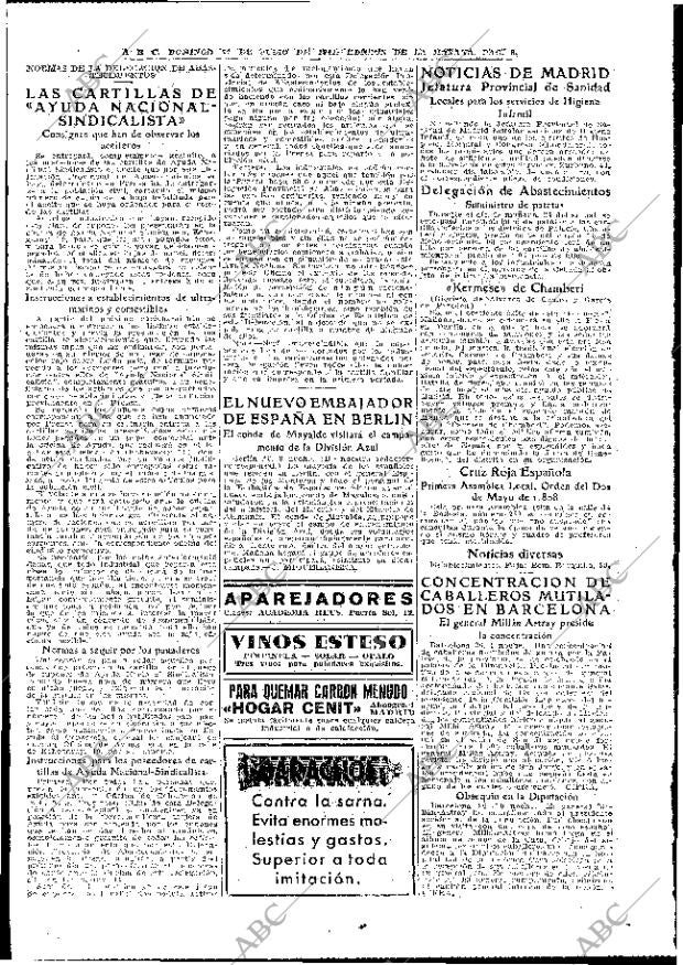 ABC MADRID 27-07-1941 página 8