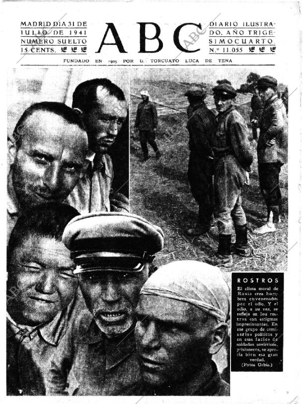 ABC MADRID 31-07-1941 página 1