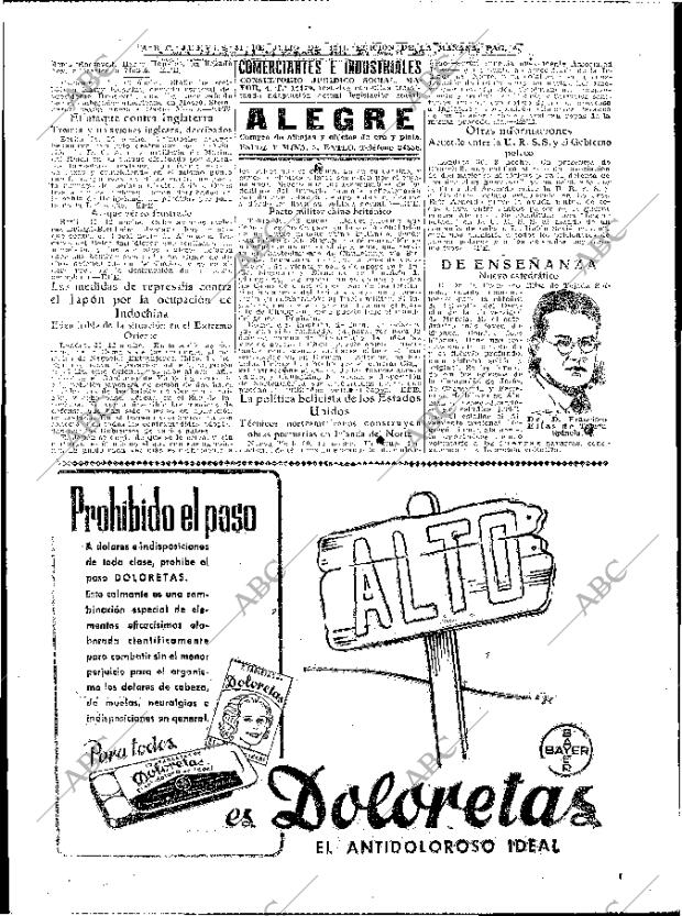 ABC MADRID 31-07-1941 página 4