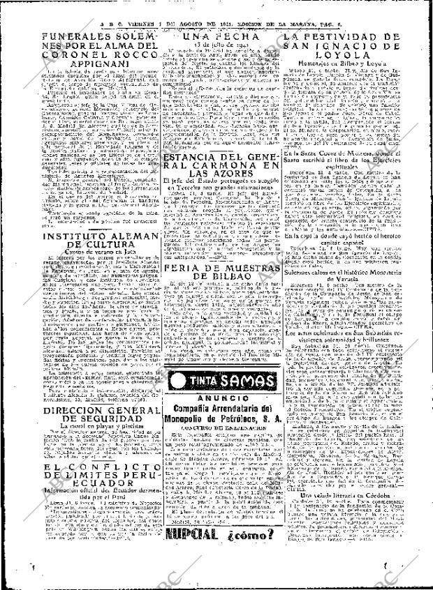 ABC MADRID 01-08-1941 página 6