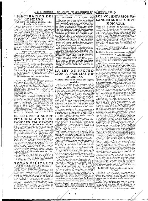 ABC MADRID 03-08-1941 página 7