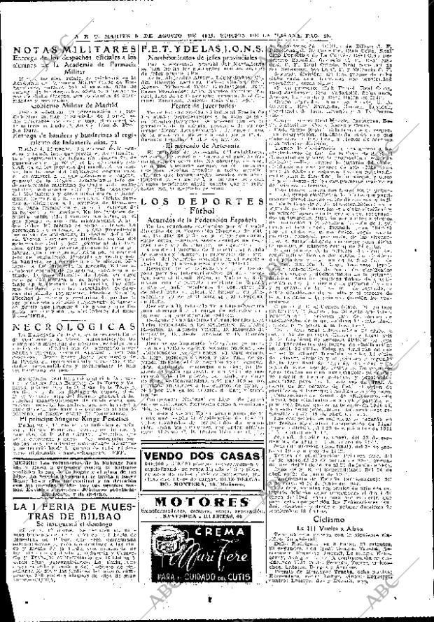 ABC MADRID 05-08-1941 página 10