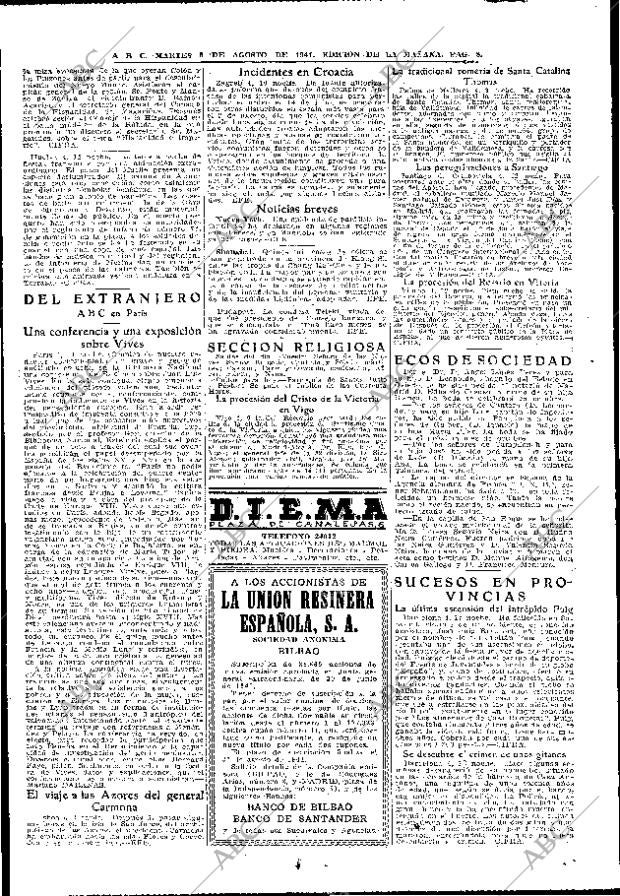 ABC MADRID 05-08-1941 página 8