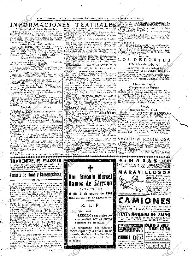 ABC MADRID 06-08-1941 página 7