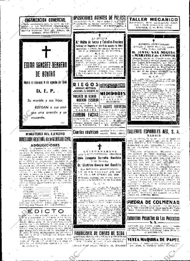 ABC MADRID 09-08-1941 página 8
