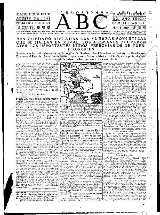 ABC MADRID 10-08-1941 página 3
