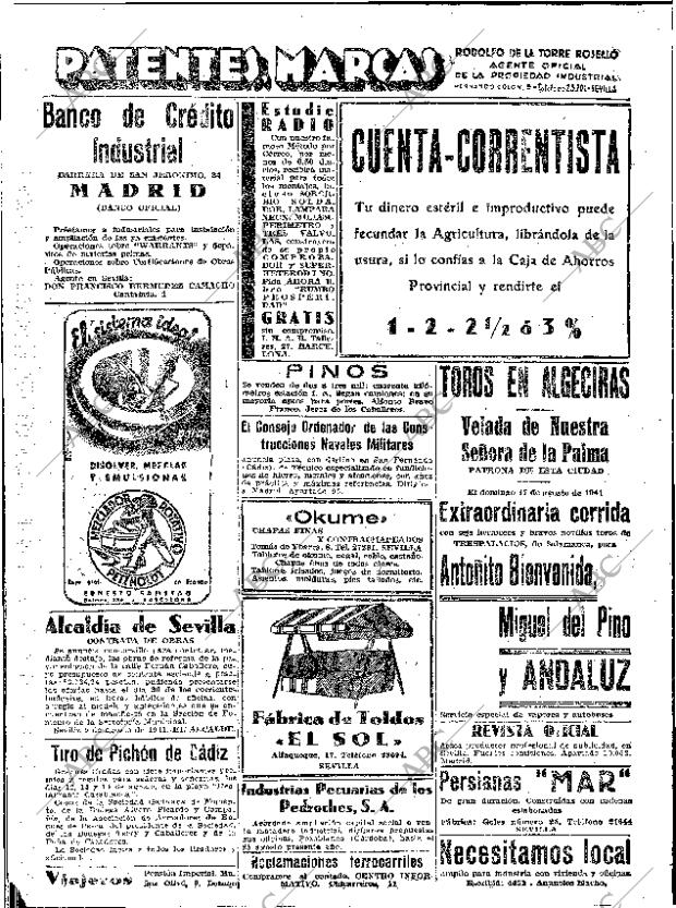 ABC SEVILLA 10-08-1941 página 2