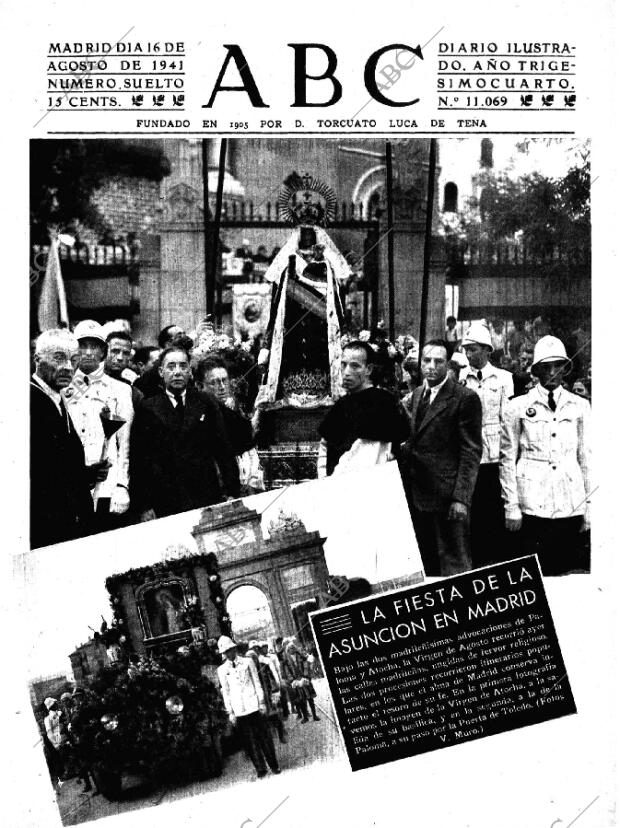 ABC MADRID 16-08-1941 página 1