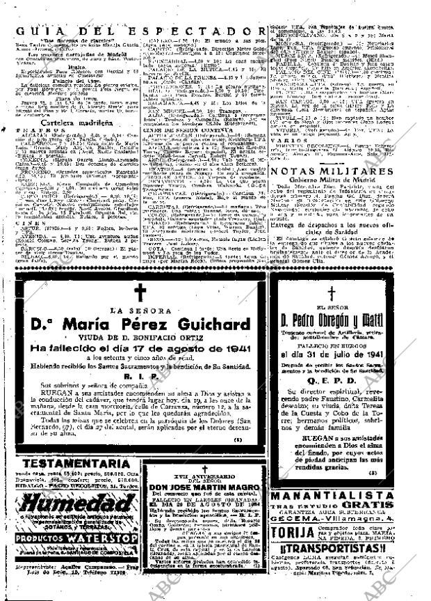 ABC MADRID 19-08-1941 página 2