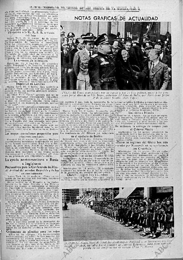 ABC MADRID 19-08-1941 página 5