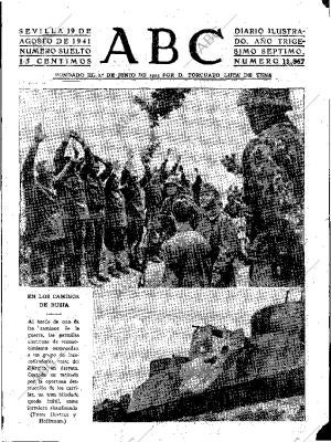 ABC SEVILLA 19-08-1941 página 1
