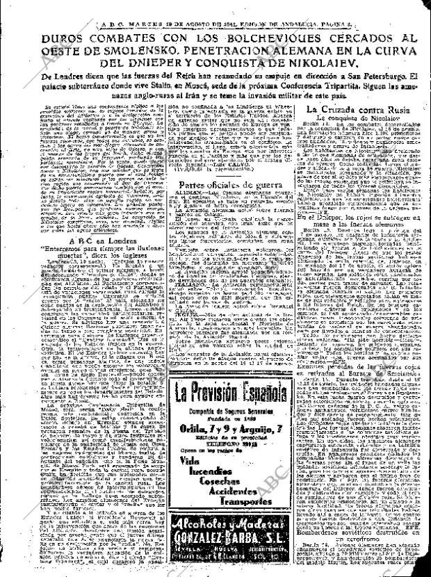 ABC SEVILLA 19-08-1941 página 3