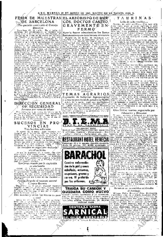 ABC MADRID 26-08-1941 página 9