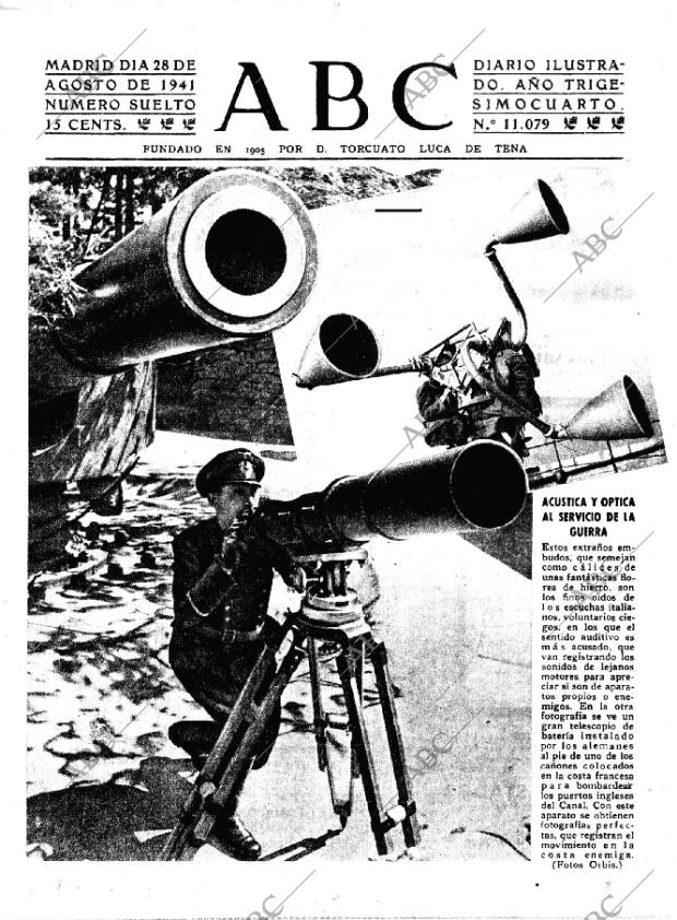 ABC MADRID 28-08-1941 página 1