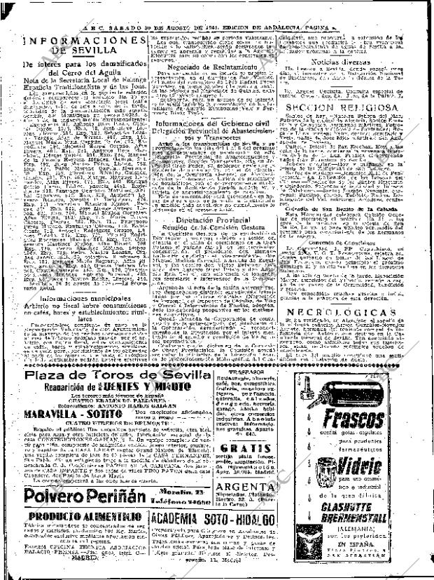 ABC SEVILLA 30-08-1941 página 2