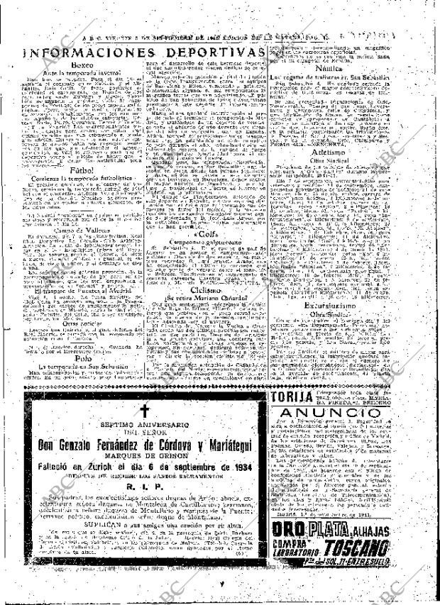 ABC MADRID 05-09-1941 página 15