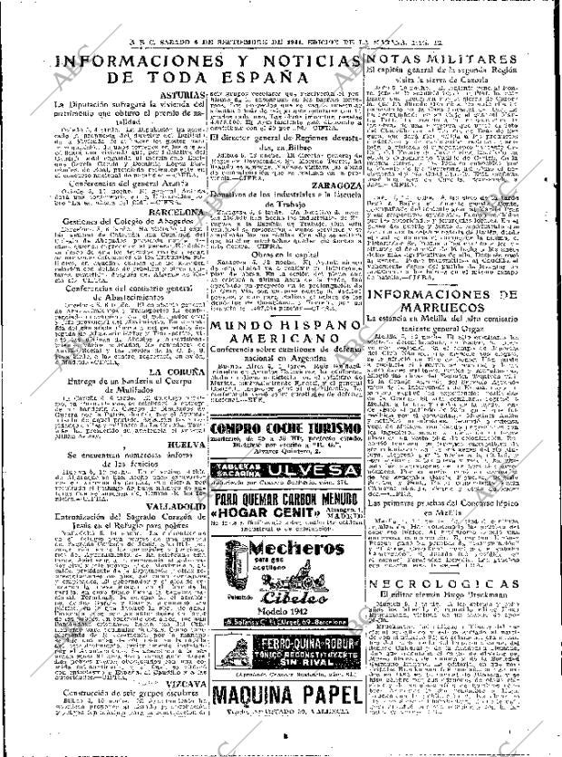 ABC MADRID 06-09-1941 página 12
