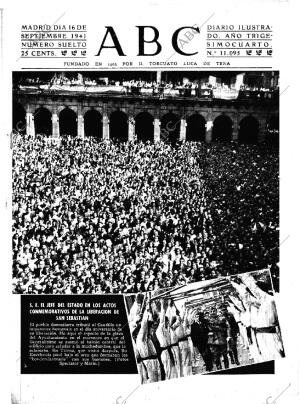 ABC MADRID 16-09-1941 página 1
