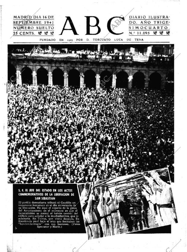 ABC MADRID 16-09-1941 página 1