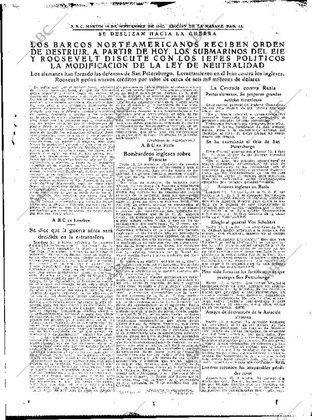ABC MADRID 16-09-1941 página 11