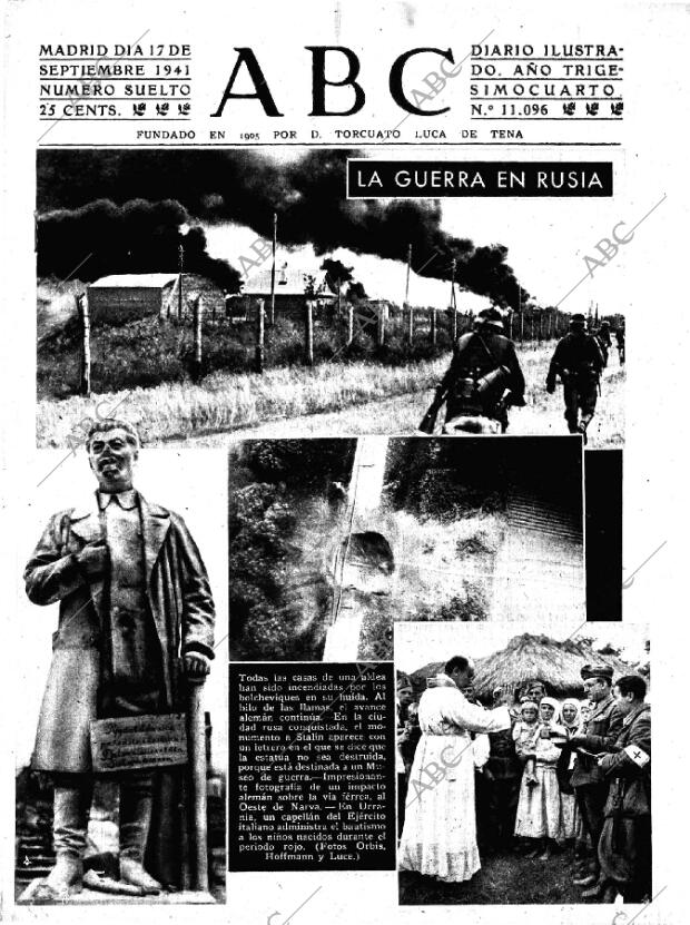 ABC MADRID 17-09-1941 página 1