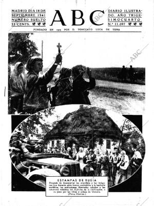 ABC MADRID 18-09-1941 página 1