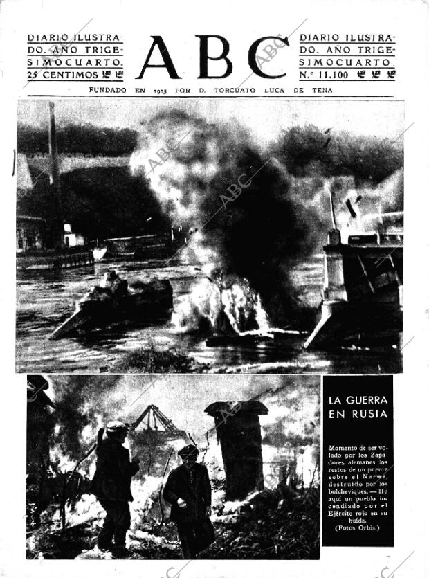 ABC MADRID 21-09-1941 página 1