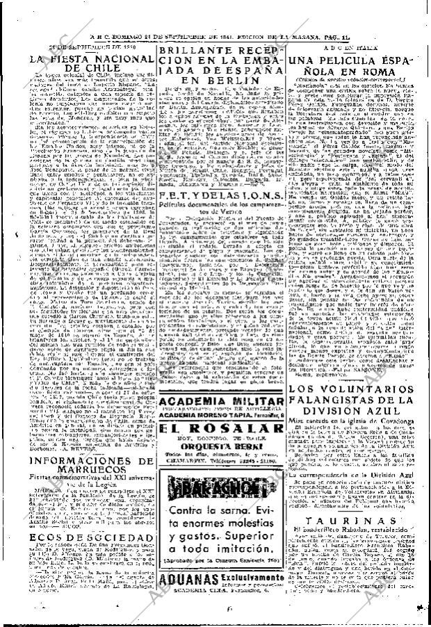 ABC MADRID 21-09-1941 página 11