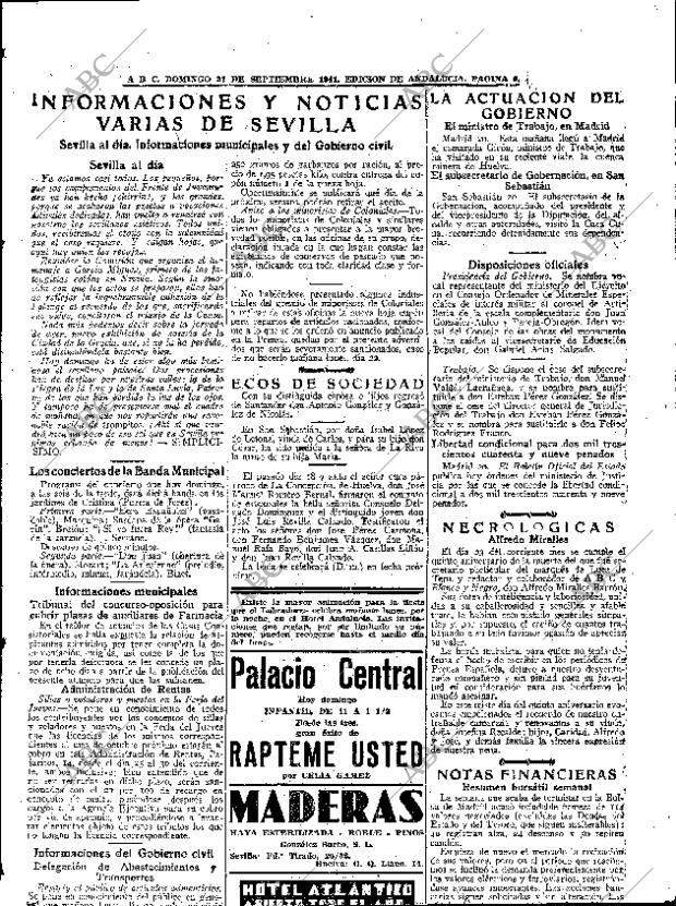ABC SEVILLA 21-09-1941 página 9