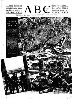 ABC MADRID 27-09-1941 página 1
