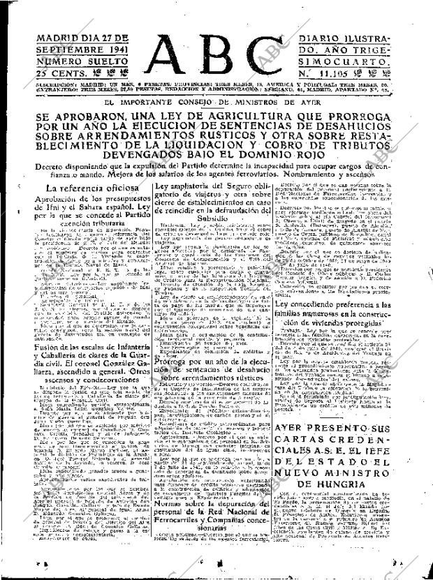 ABC MADRID 27-09-1941 página 7