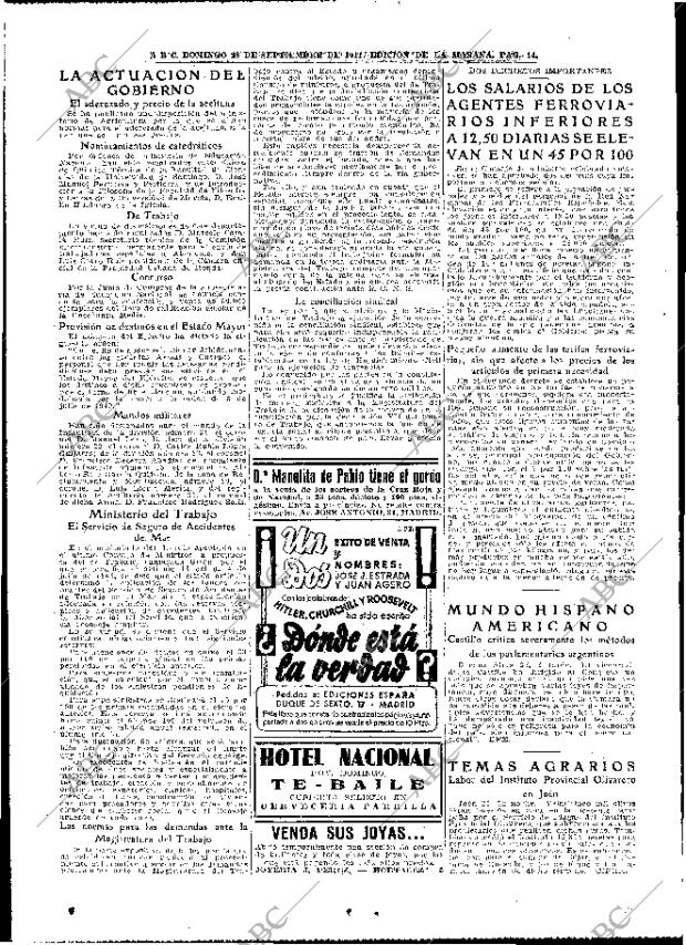 ABC MADRID 28-09-1941 página 14