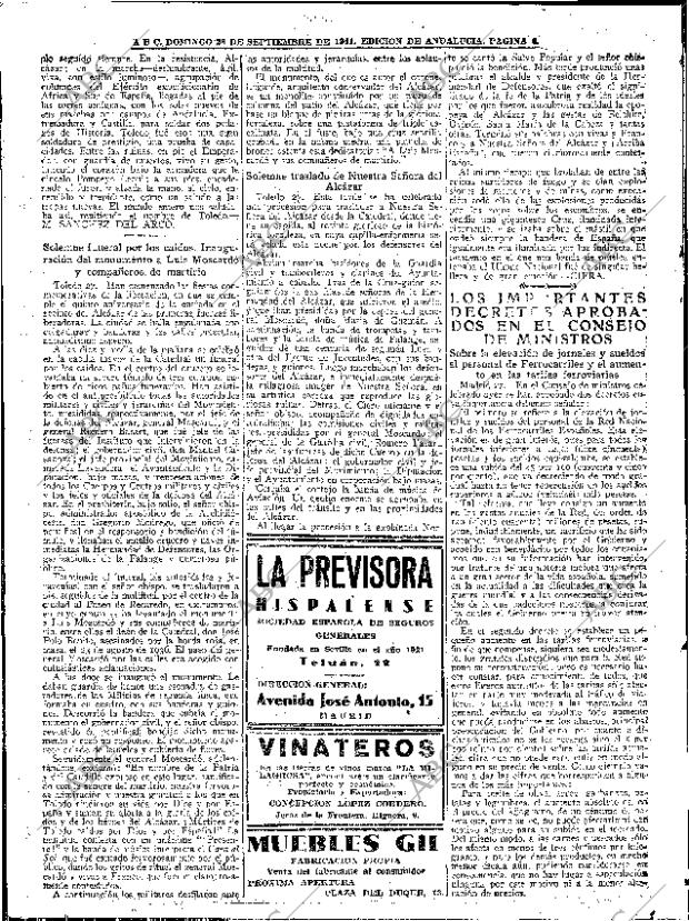 ABC SEVILLA 28-09-1941 página 6