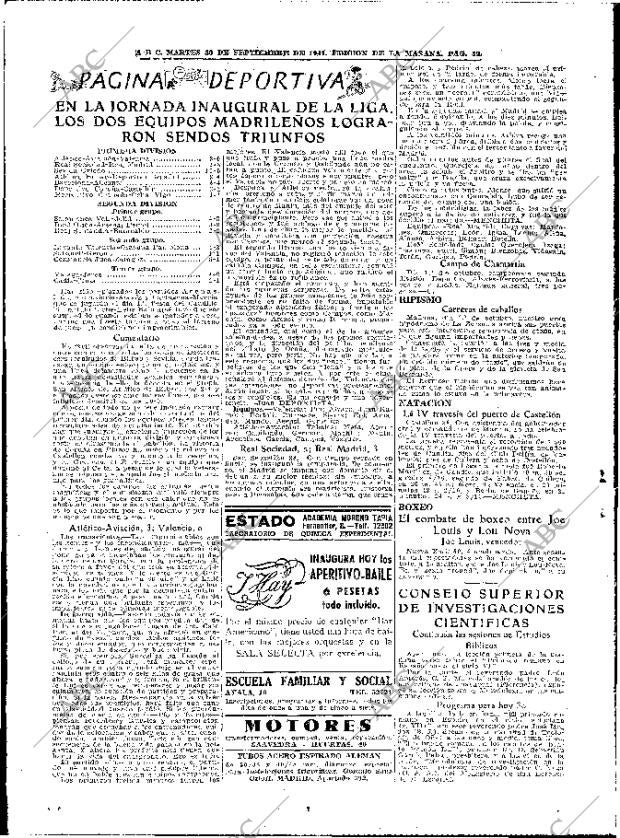 ABC MADRID 30-09-1941 página 12