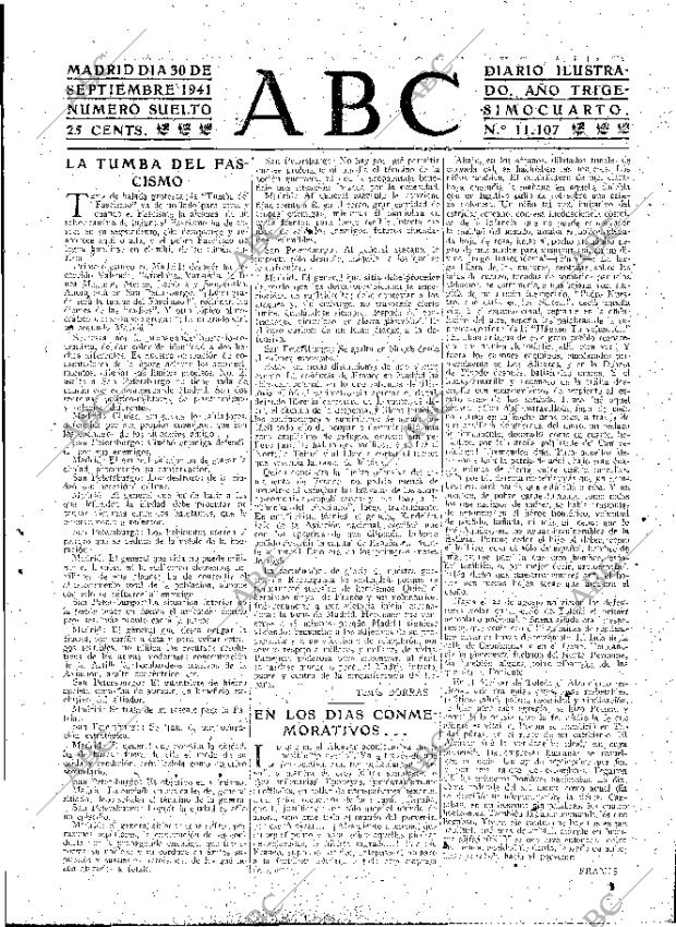 ABC MADRID 30-09-1941 página 3