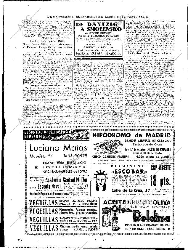 ABC MADRID 01-10-1941 página 16