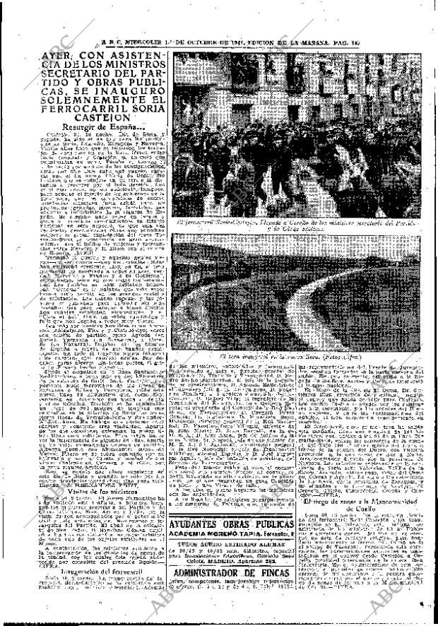 ABC MADRID 01-10-1941 página 19
