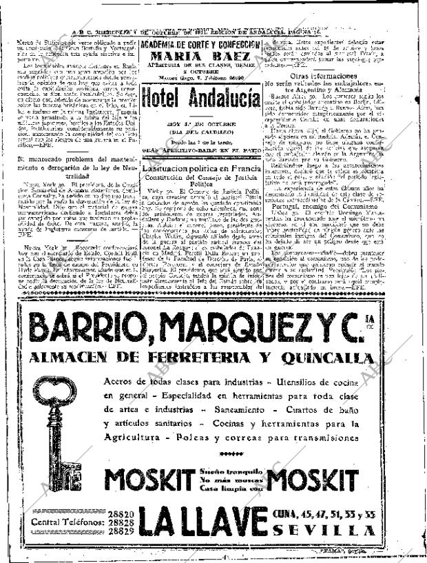 ABC SEVILLA 01-10-1941 página 14