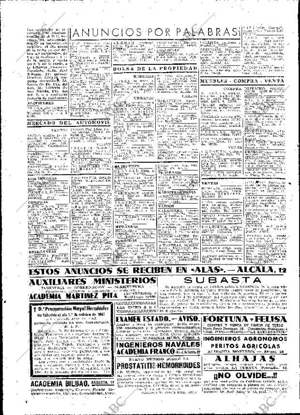 ABC MADRID 02-10-1941 página 16