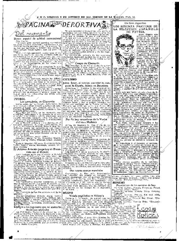 ABC MADRID 05-10-1941 página 16